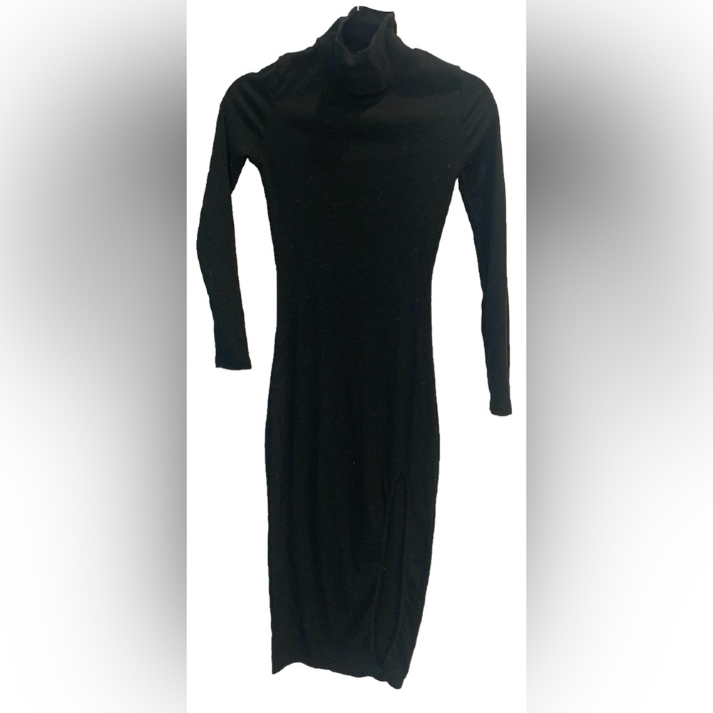 SHEIN Women’s Elegant Black Long Sleeve Dress
